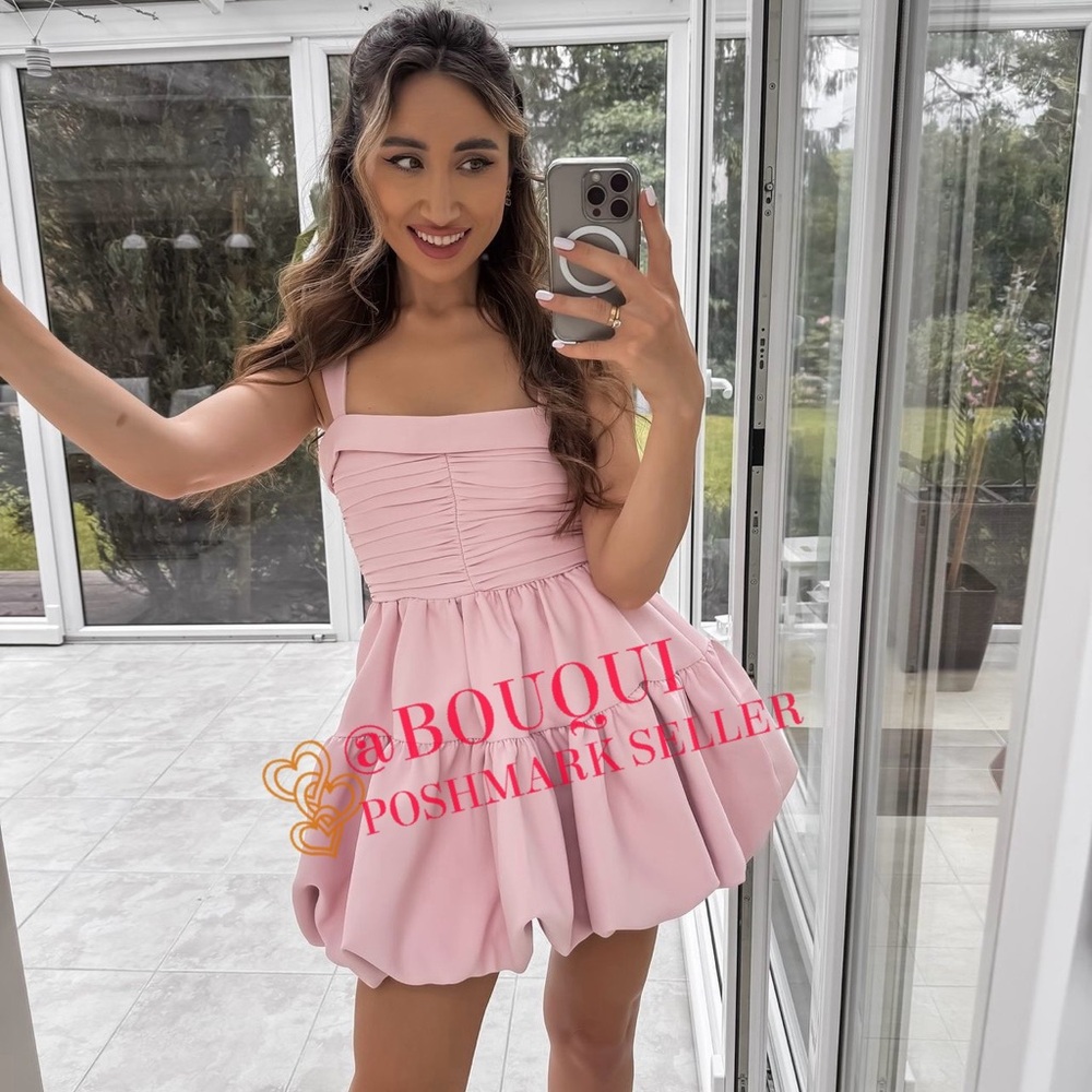 BLOGGERS FAV ZARA DRAPED BALLOON MINI DRESS - Picture 13 of 15